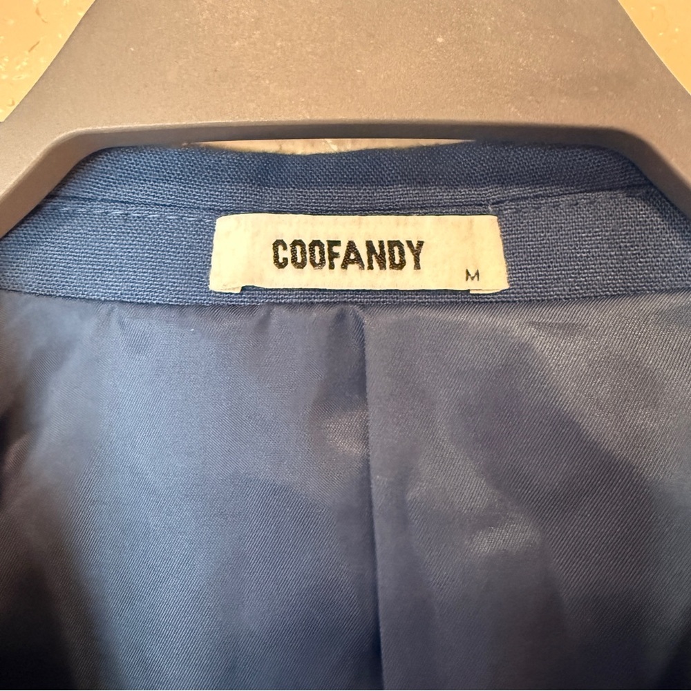 Blue Linen Suit for Men - Picture 3 of 3